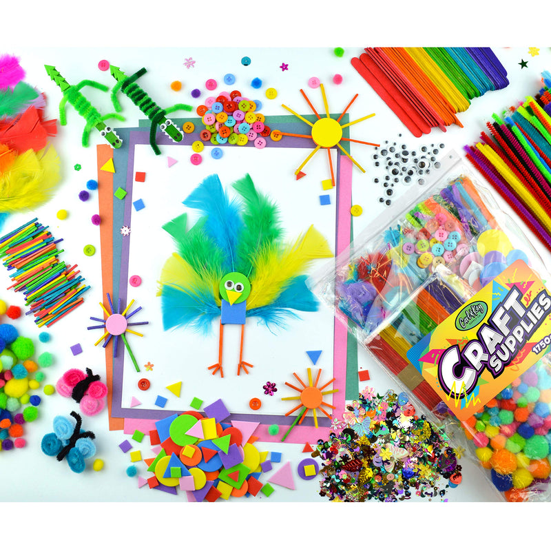 [Australia - AusPower] - Arts & Crafts Supplies for Kids Crafts - Kids Craft Supplies & Materials - Kids Art Supplies for Kids - Arts and Crafts Kit for Kids Craft Kits - Toddler Crafts for Kids Craft Set - Carl & Kay 