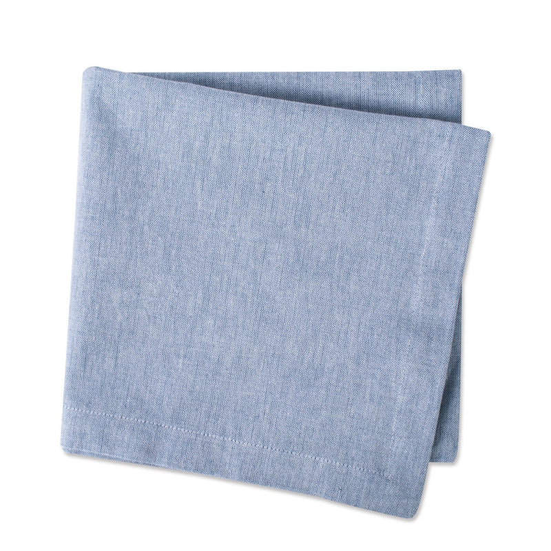 [Australia - AusPower] - DII Chambray Kitchen, Tabletop Collection, Blue, Napkin Set Square 