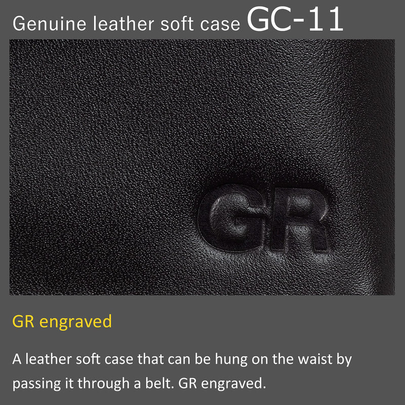 [Australia - AusPower] - RICOH Leather Soft case GC-11 [Compatible Models: GR III, GR IIIx] [High-Grade Genuine Leather case with Solid Protection ] [with Belt Loop on The Back] 