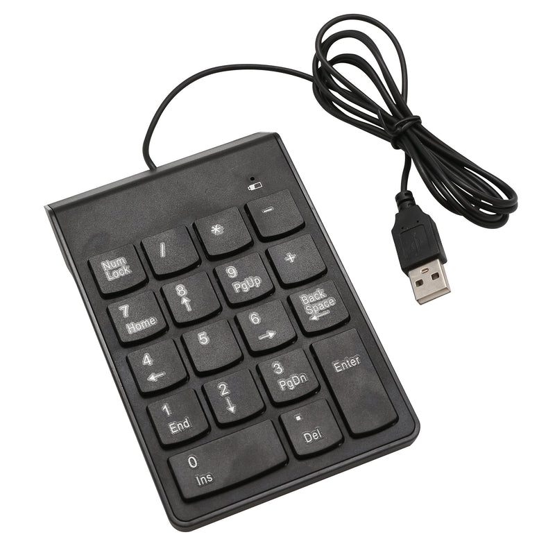 [Australia - AusPower] - Connectland USB Numeric Keypad, USB 18 Key Number Numeric Keypad Keyboard for Laptop/Notebook PC Computer, Black (CL-USB-NUMSPC) 