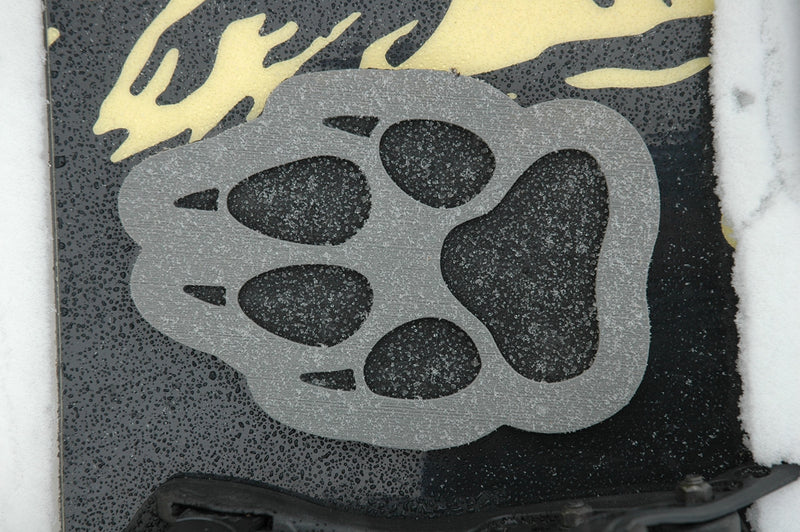 [Australia - AusPower] - Toejamr Snowboard Stomp Pad - Wolf Paw - Gray 
