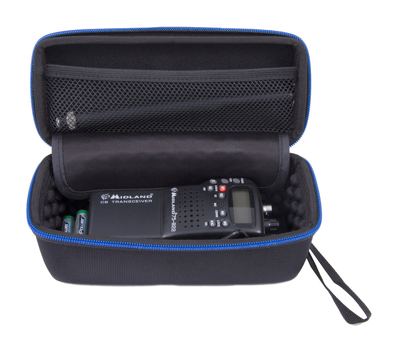 [Australia - AusPower] - CASEMATIX Radio Case Compatible with CB Radios Midland 75822, Uniden BC75XLT, Midland 75785 or Uniden BCD436HP 40 Channel CB 2 Way Radio, Must Remove Antennae, Includes Case Only 