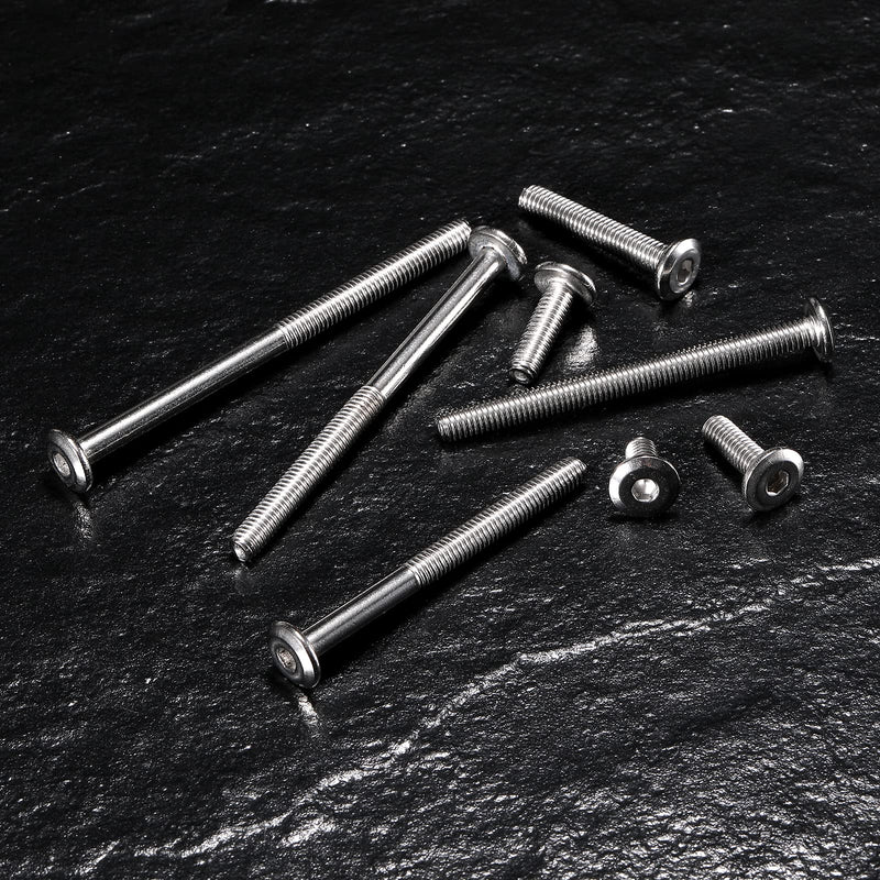 [Australia - AusPower] - M6 x 40mm 10Pcs Flat Head Hex Socket Cap Screws Bolts, 304 Stainless Steel 18-8, Full Thread by SG TZH (with Hex Spanner) 10 M6 x 40mm 