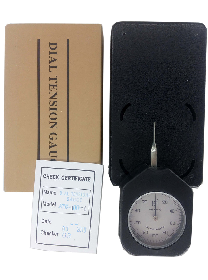 [Australia - AusPower] - VTSYIQI 100g Gram Tension Meter Dial Tension Gauge with 100g Gram Gauge Force Meter 