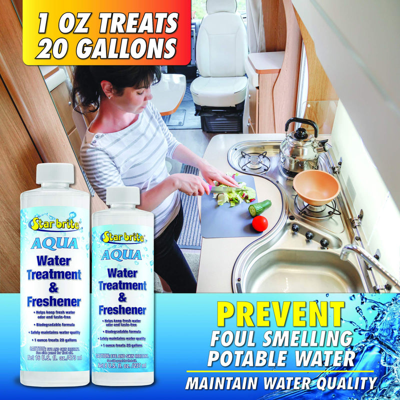 [Australia - AusPower] - STAR BRITE Aqua Water Treatment & Freshener - Treat & Maintain Superior, Fresh Tasting Drinking Water in Boats, RVs & All Potable Water Systems 