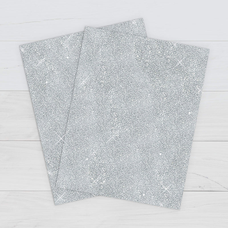 [Australia - AusPower] - Printworks Printable Silver Glitter Cardstock, Perfect for Holiday School and Craft Projects, 15 Sheets, 8.5” x 11” (00515) 