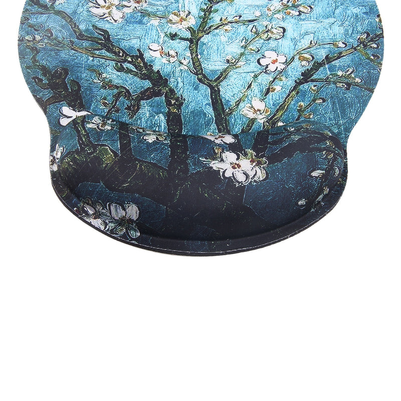 [Australia - AusPower] - Mouse Pads for Computers Van Gogh Ergonomic Memory Foam Nonslip Wrist Support-Lightweight Rest Mousepad for Office,Gaming,Computer, Laptop & Mac,Pain Relief,at Home Or Work 
