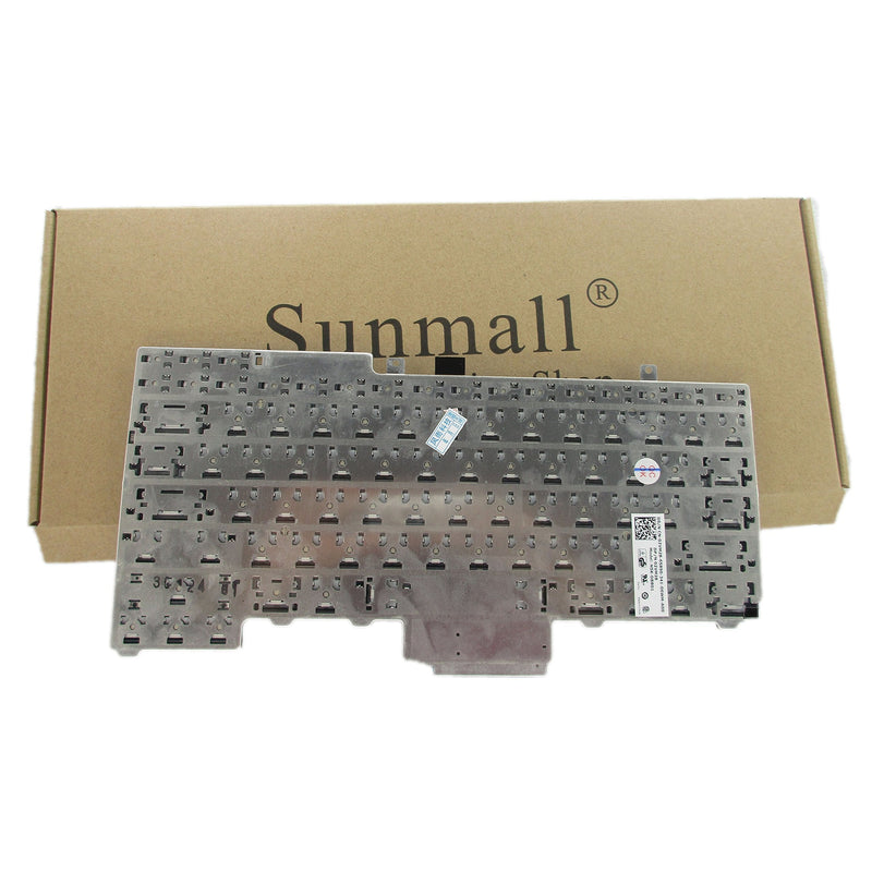 [Australia - AusPower] - SUNMALL Laptop Keyboard Replacement (NO Pointing Stick) Compatible with Dell Latitude E5300 E5400 E5500 E5410 E5510 Series P/N: FM753 0FM753 FNGF0 0FNGF0 NSK-DBB1D US Layout 