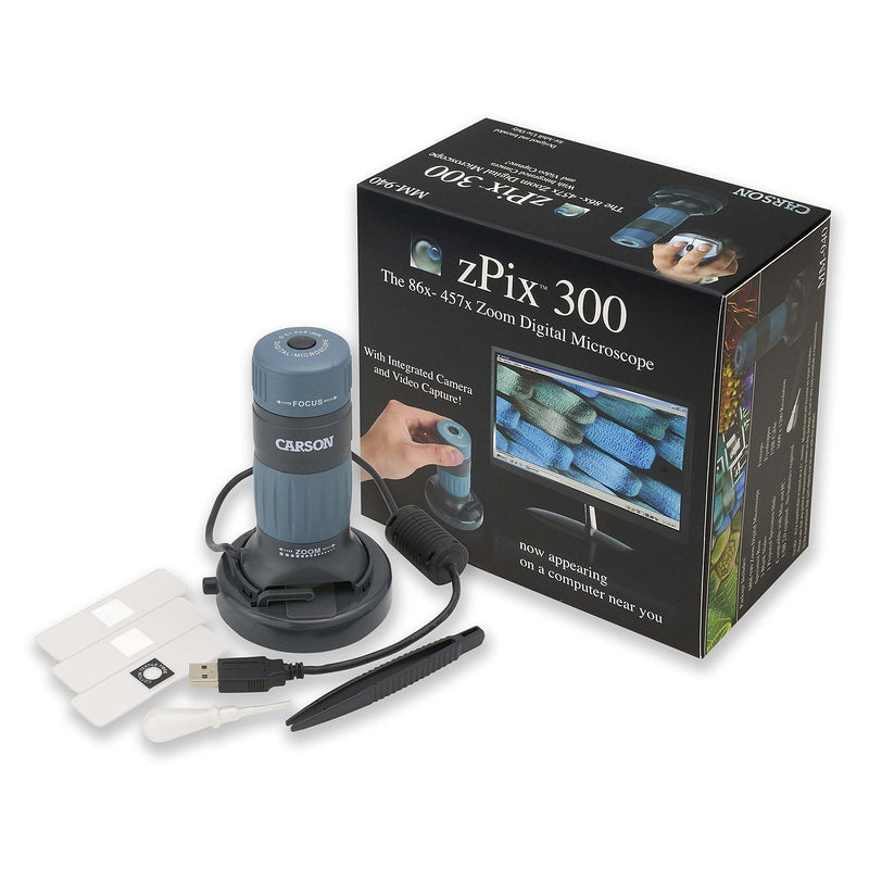 [Australia - AusPower] - Carson zPix USB Digital Microscopes with Intregrated Camera and Video Capture (MM-640, MM-940) zPix 300 (MM-940) 