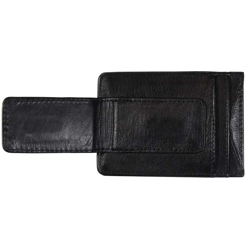 [Australia - AusPower] - Siskiyou Sports Logo Leather Cash and Cardholder Pittsburgh Steelers Slim Black 
