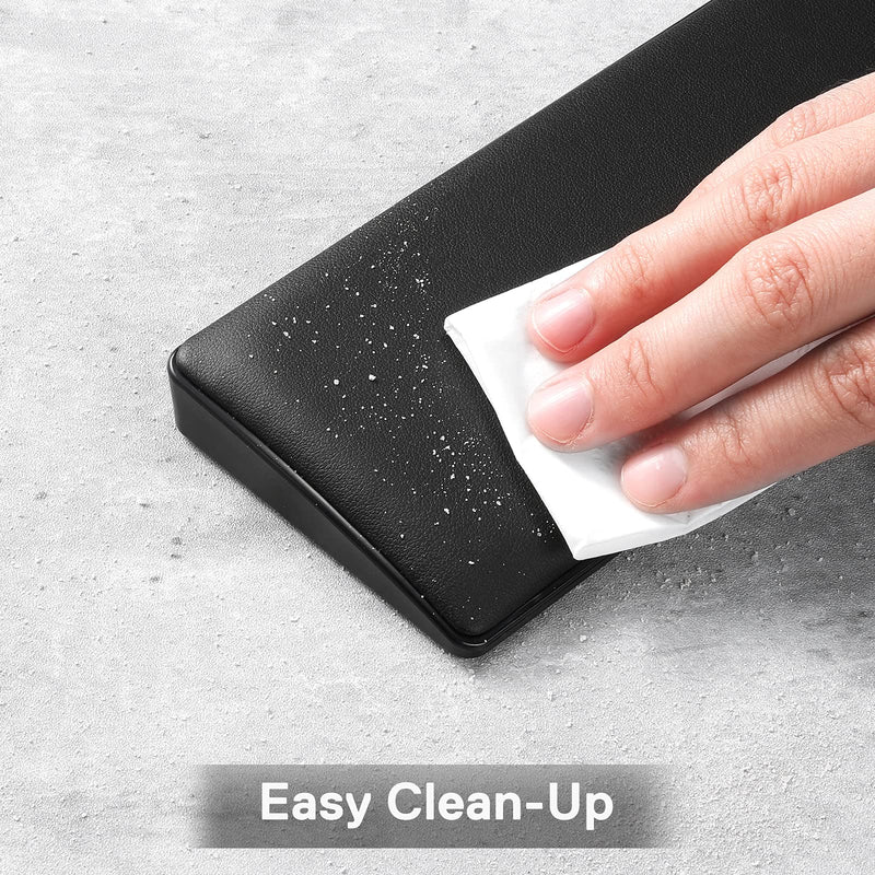 [Australia - AusPower] - Redragon P035 Meteor S Computer Keyboard Wrist Rest Pad, Ergonomic Soft Memory Foam Wrist Support w/ Anti-Slip Rubber Base, 60% 61 Keys Compact Size 11.38 x 2.87 in, 0.78 inch (20mm) Height, Black 60% Compact 