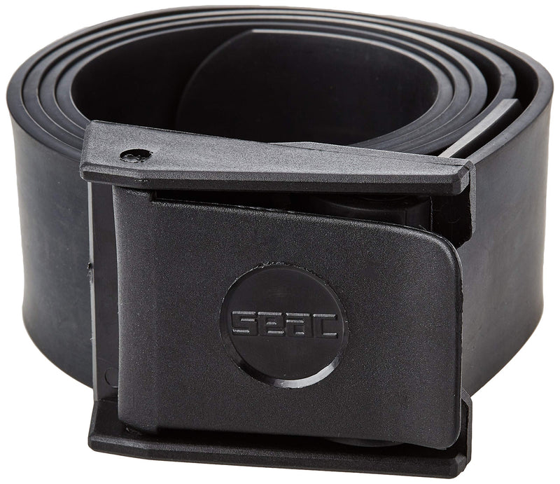 [Australia - AusPower] - SEAC Standard Rubber Belt, Black, Adjustable 
