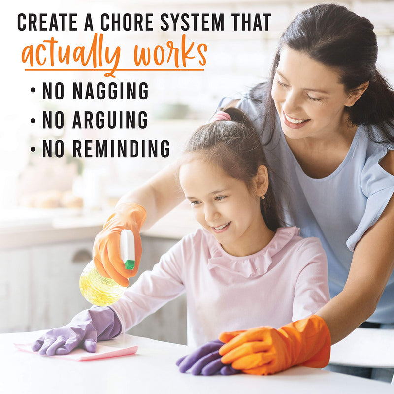 [Australia - AusPower] - Rustic Kraft Family Chore Chart for Adults, Magnetic Chore Chart for Teens, Kids Reward Chart for Toddlers at Home, Kids Chore Reward Chart System for Kids, My Magnetic Responsibility Chart for Kids 