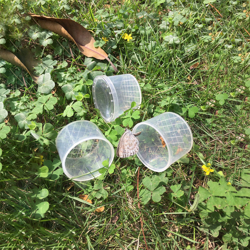 [Australia - AusPower] - Coopay 40 Pieces Bug Viewer Critter Insect Cage Magnifying Insect Box Bug Magnifier Container Bug Catcher Cage, Kids Science Nature Exploration Toys 