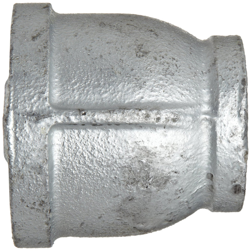 [Australia - AusPower] - Anvil 8700135455, Malleable Iron Pipe Fitting, Reducer Coupling, 1" x 1/2" NPT Female, Galvanized Finish 1" x 1/2" 