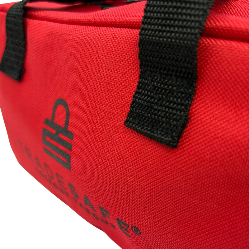 [Australia - AusPower] - TRADESAFE Lockout Bag for Lockout Tagout Devices - Lock Out Bag for Loto Supplies, Wear-Resistant Canvas Material, Easy to Carry Tool Kit Bag with Handles, 9 ?-inch x 5 ½-inch x 4 ????-inch 