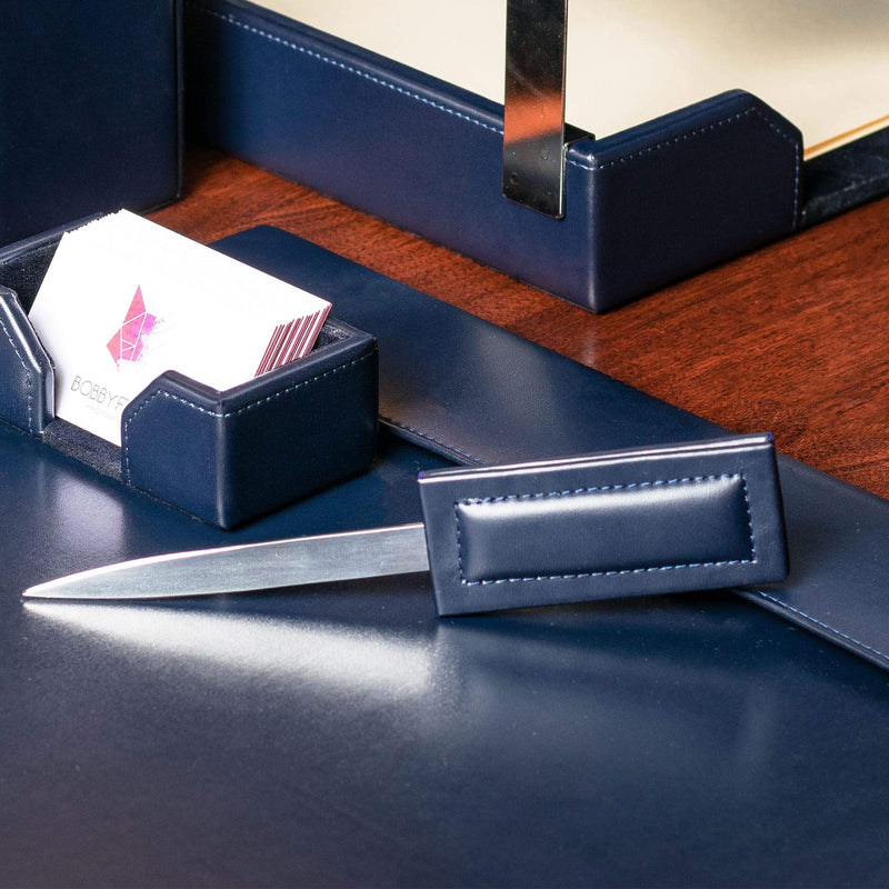 [Australia - AusPower] - Dacasso A5027 Letter Opener, 8 x 1.37 x 0.25, Navy Blue 