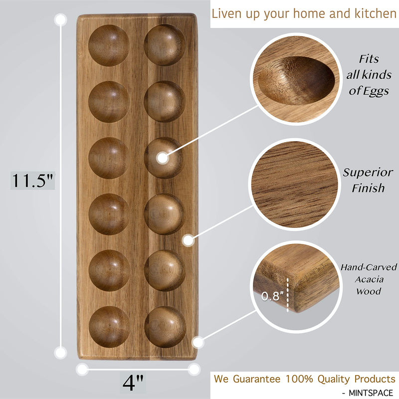 [Australia - AusPower] - Rustic chicken egg holder and tray as fresh egg holder countertop or Egg Holder Camping or Chicken Coop - Use as Egg Holder or Platter and egg plate for deviled eggs (12 egg holder for refrigerator) 
