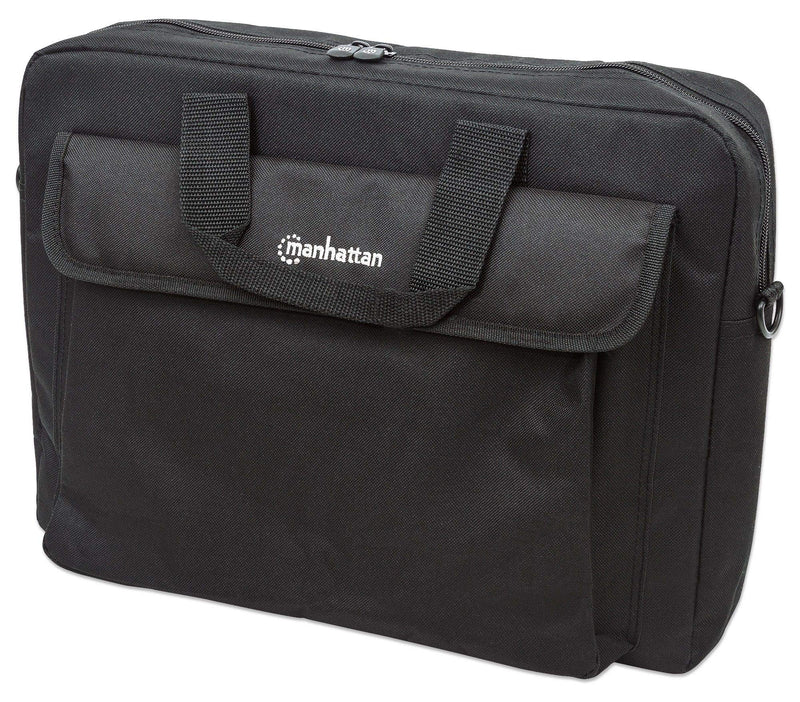 [Australia - AusPower] - Manhattan 15.6-Inch Notebook Briefcase, Black (438889) 