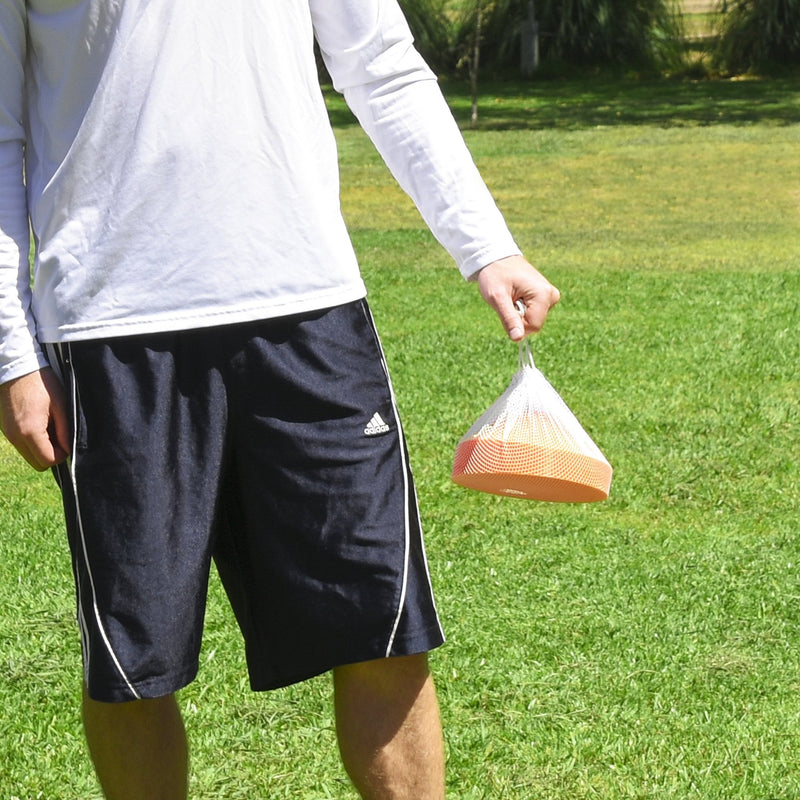 [Australia - AusPower] - GoSports Agility Training Sport Cone 20 Pack with Tote Bag - Low Profile Field Markers for Kids and Adults 