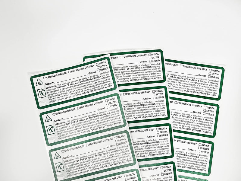 [Australia - AusPower] - ATL Direct Labels Medical Rx Labels, 448 Medical Stickers per Pack Perfect as Dispencary Labels, Universal Compliant Stickers and as a Medical Sticker 