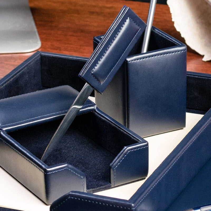 [Australia - AusPower] - Dacasso A5027 Letter Opener, 8 x 1.37 x 0.25, Navy Blue 