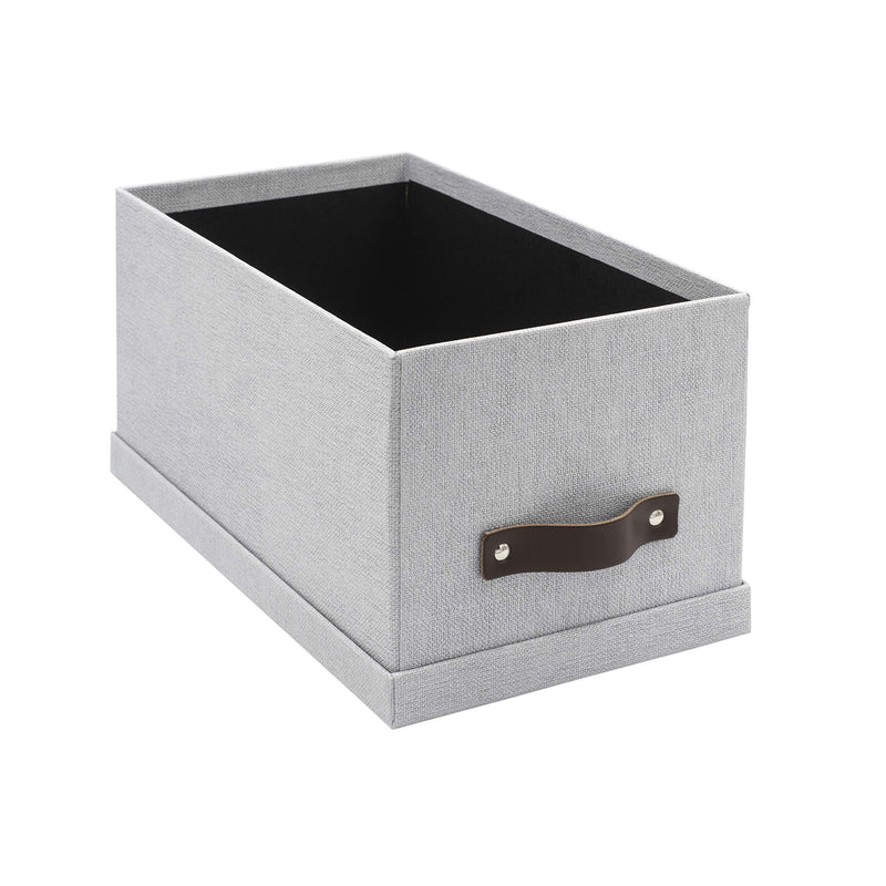 [Australia - AusPower] - Bigso Silvia Organizational Storage Box, 5.9 x 6.5 x 11.6 Inches, Ash Color 