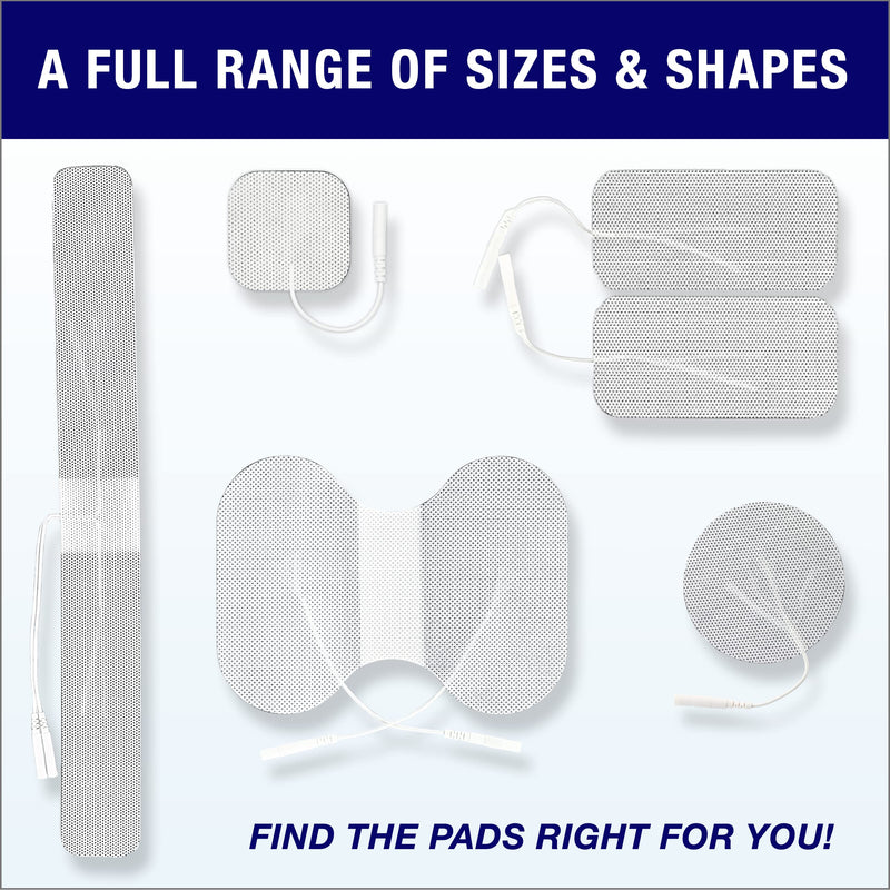 [Australia - AusPower] - Syrtenty TENS Unit Pads 2"X2" 20 Pcs, 3rd Gen Reusable Latex-Free Replacement Pads Electrode Pads with Upgraded Sticky Electrode Pads Gel and Non-Irritating Design for Muscle Stimulator Electrotherapy 
