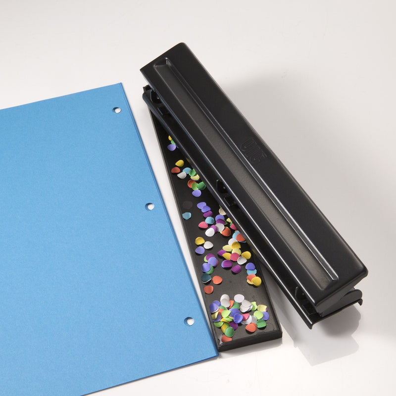 [Australia - AusPower] - Officemate Standard 3 Hole Punch with 8 Sheet Capacity, Black (90099) 