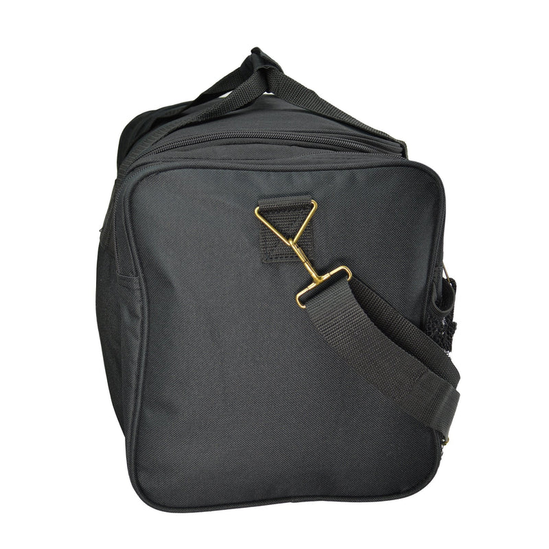 [Australia - AusPower] - DALIX 17" Duffle Bag Dual Front Mesh Pockets (Black Gold Gray Dark Green Navy Blue Maroon Royal Blue Orange Pink Purple Red White Black 
