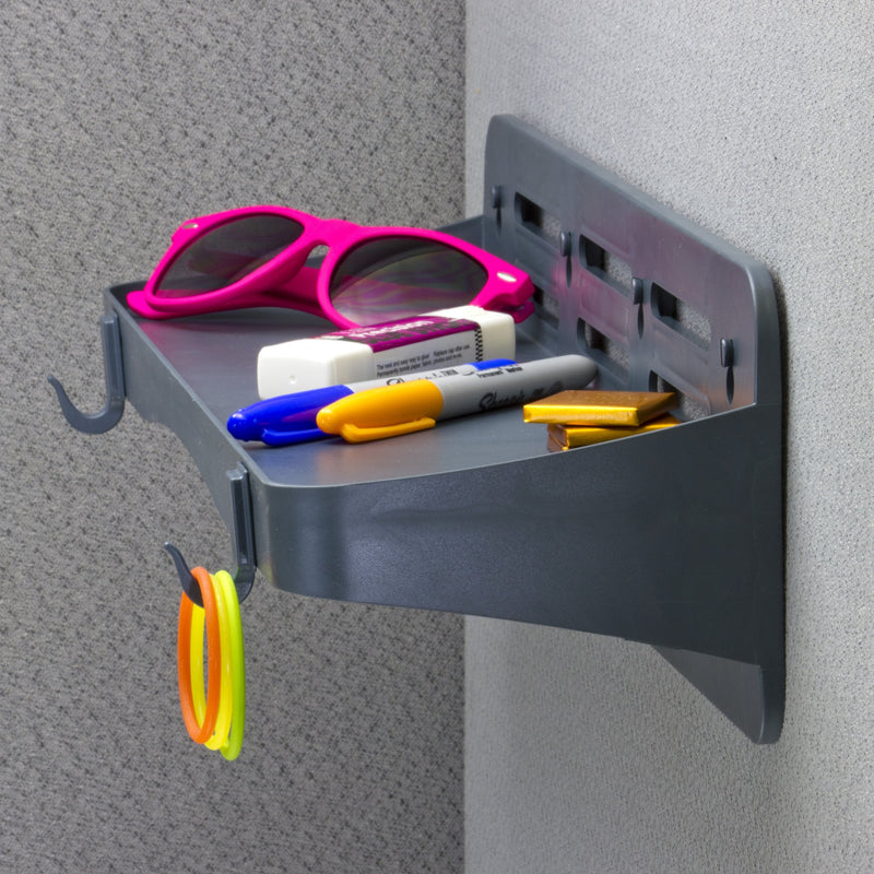 [Australia - AusPower] - Officemate Verticalmate Cubicle Shelf, Slate Gray (29232) 
