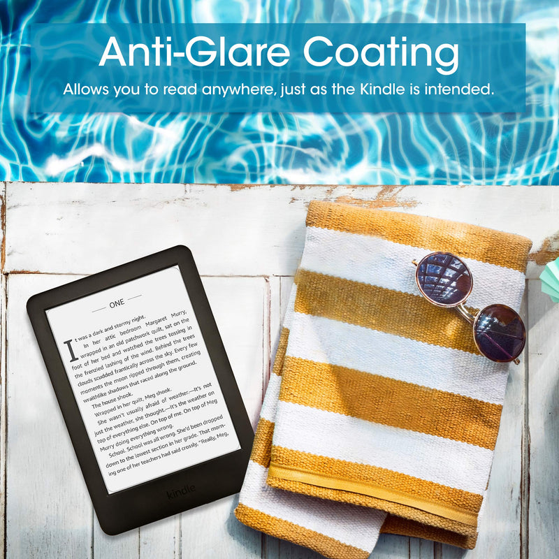 [Australia - AusPower] - Kindle Screen Protector, amFilm® Kindle Anti-Glare/Anti-Fingerprint (Matte) Premium Screen Protector for Kindle, Kindle Paperwhite, Kindle Paperwhite 3 and Kindle Touch (2-Pack) [Lifetime Warranty] 