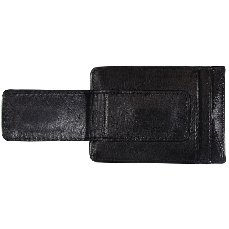 [Australia - AusPower] - Siskiyou Sports Logo Leather Cash and Cardholder Georgia Bulldogs Slim Black 