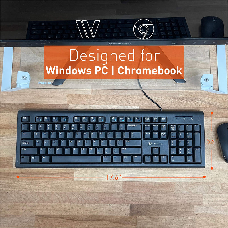 [Australia - AusPower] - X9 Performance Wired Keyboard - USB Computer Keyboard Wired, Coated with Silver Zinc Zeolite - USB Keyboard for Laptop with 5FT Cable - Wired Computer Keyboard for PC | Chromebook - Perfect for Office 