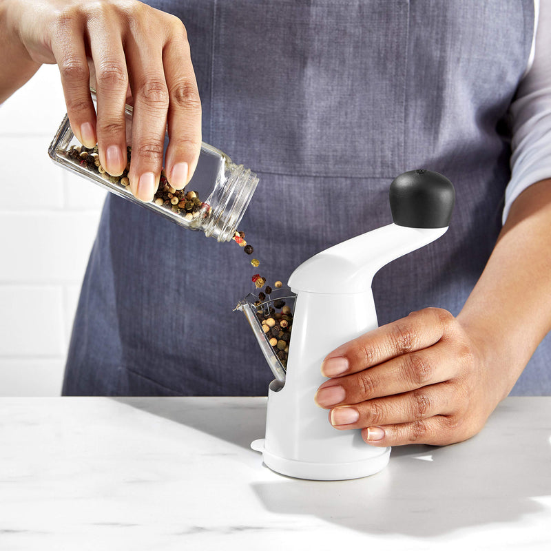[Australia - AusPower] - OXO Good Grips Radial Grinder Pepper Mill, 0.385 lbs, White 