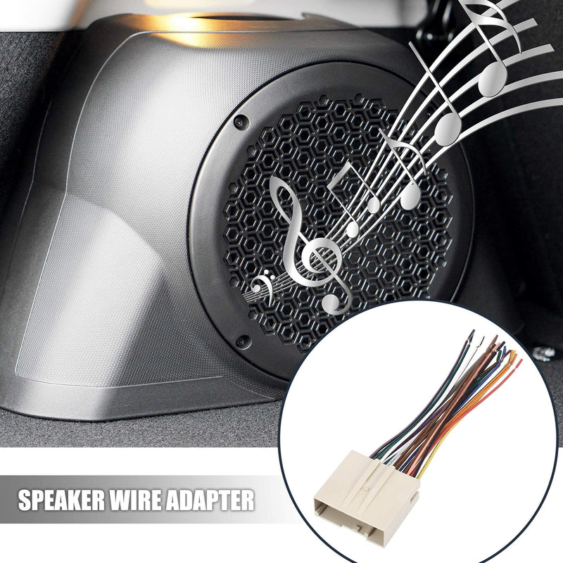 [Australia - AusPower] - X AUTOHAUX 70-5520 Car Stereo CD Player Wiring Harness Wire Radio Adapter Install Plug for Ford Focus 2005-2007 