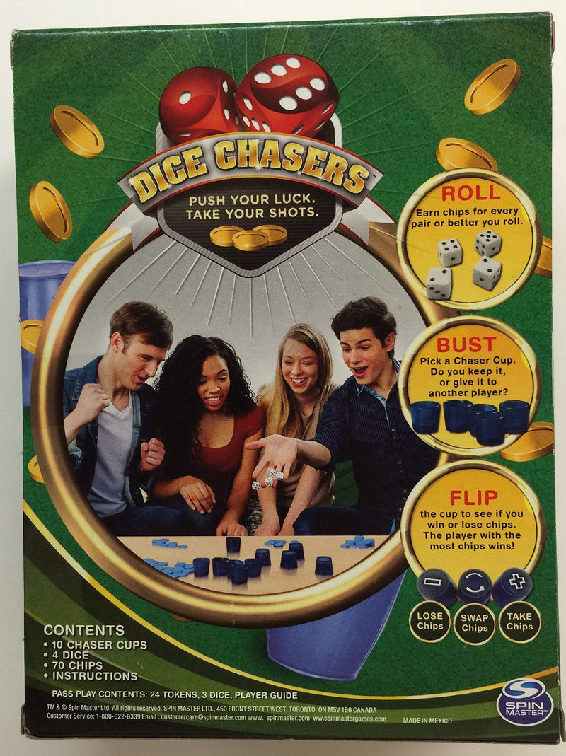 [Australia - AusPower] - Spin Master Dice Chasers with Bonus Left Center Right Game 