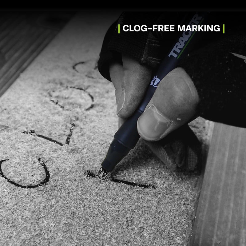 [Australia - AusPower] - TRACER Marking Kit - Deep Hole Pencil, ALH1 Lead set and 2 Clog Free Markers with Holsters. Construction pencil & Marker set 