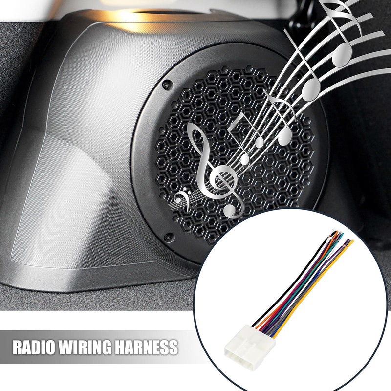 [Australia - AusPower] - X AUTOHAUX 70-7552 Car Stereo CD Player Wiring Harness Wire Radio Adapter Plug for Nissan NV2500 2012-2016 