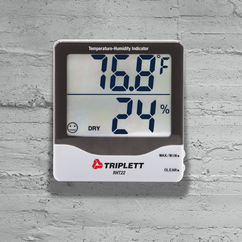 [Australia - AusPower] - Triplett RHT22 Digital Indoor Hygro-Thermometer with Dual Display Humidity and Temperature Standard RHT22 Hygro-Thermometer 