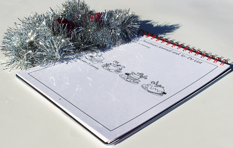[Australia - AusPower] - Action Publishing Coloring Christmas Organizer (8.5 x 11 inches) Large Topbound (8.6" by 11.2") 
