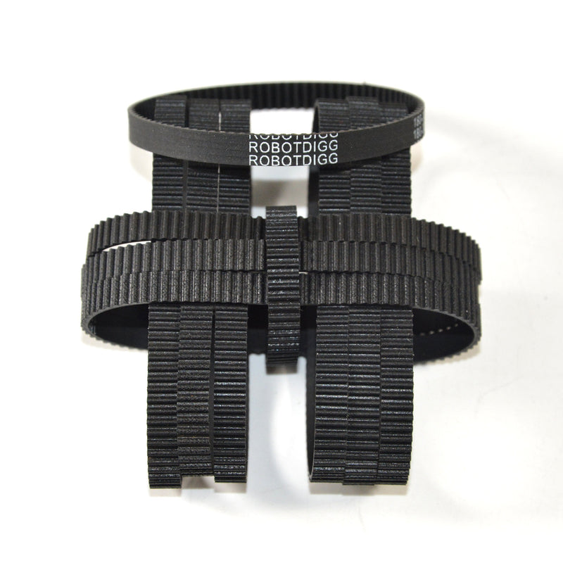 [Australia - AusPower] - RobotDigg 130-2gt-6 Endless GT2 Belt 130mm Length 65 Teeth 2GT Synchronous Belt 2mm Pitch 6mm Width GT2 Closed Loop Timing Belt Pack of 10pcs 
