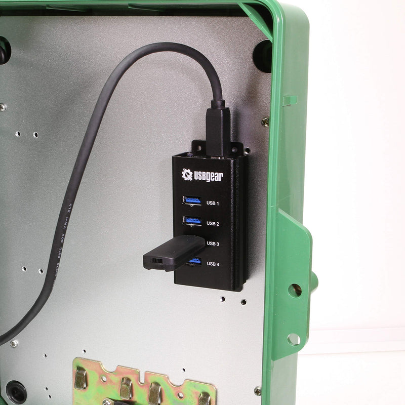 [Australia - AusPower] - USBGear 4-Port USB 3.2 Gen 1 Mountable Charging and Data Hub 