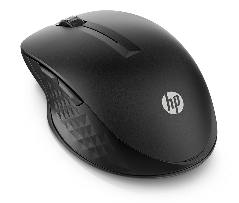 [Australia - AusPower] - HP 430 Multi-Device Wireless Mouse - Black - Bluetooth 5.2 & 2.4GHz Wireless USB Receiver, up to 4000 DPI Blue Sensor, Customizable Buttons, 2-Year Battery, PC, Laptop, Mac, Chromebook (3B4Q2AA#ABL) 