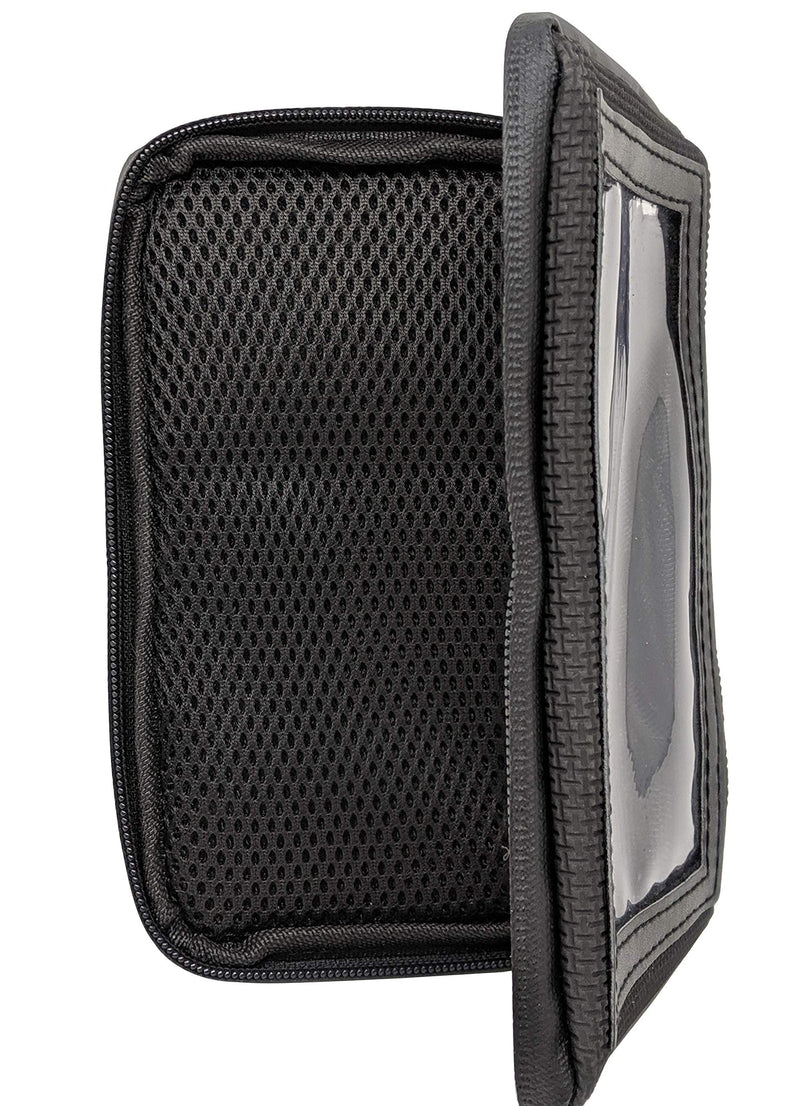 [Australia - AusPower] - Motorcycle Magnetic Cell Phone & GPS Holder Tank Bag Compatible i phone, Samsung Blk Waterproof 