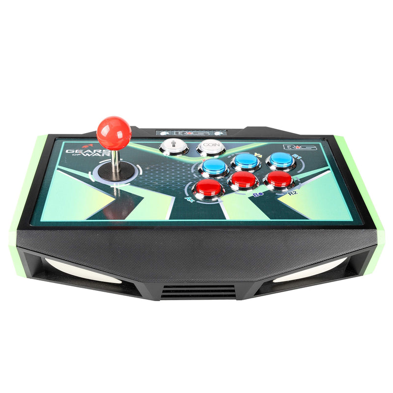 [Australia - AusPower] - EG STARTS Arcade DIY Kit USB Encoder To PC Joystick + 8 Ways 5 Pin Stick + Chrome Plated LED Illuminated Push Button 1 Player & Coin Buttons For Arcade Mame Raspberry Pi 2 3 3B Games 