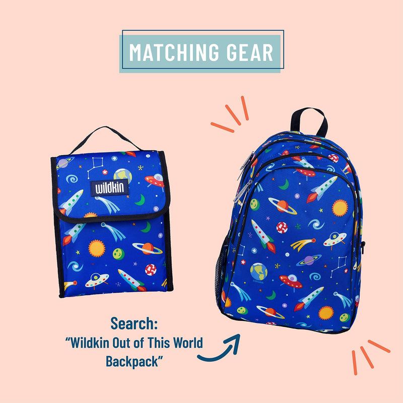 [Australia - AusPower] - Wildkin Kids Insulated Lunch Bag for Boys and Girls, Lunch Bags is Ideal Size for Packing Hot or Cold Snacks for School and Travel, Mom's Choice Award Winner (Out of this World) Out of This World 