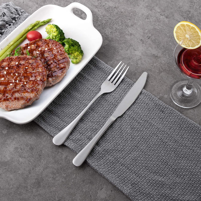 [Australia - AusPower] - Dinner Forks,Set of 16 Top Food Grade Stainless Steel Silverware Forks,Table Forks,Flatware Forks,8 Inches,Mirror Finish & Dishwasher Safe,Use for Home,Kitchen or Restaurant 