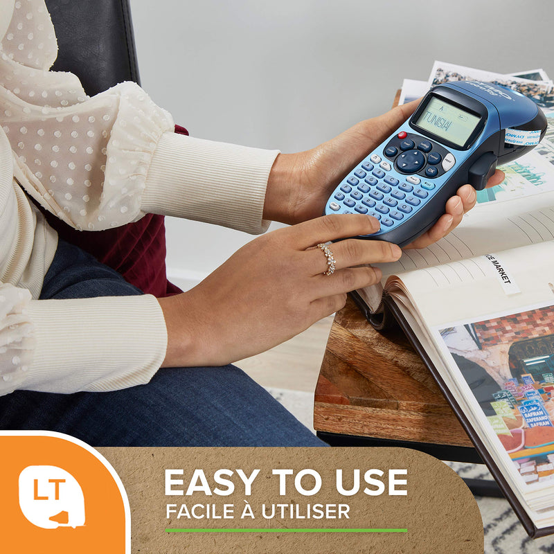 [Australia - AusPower] - Dymo LetraTag Metallic Label Tape, 12 mm x 4 m Roll - Silver 