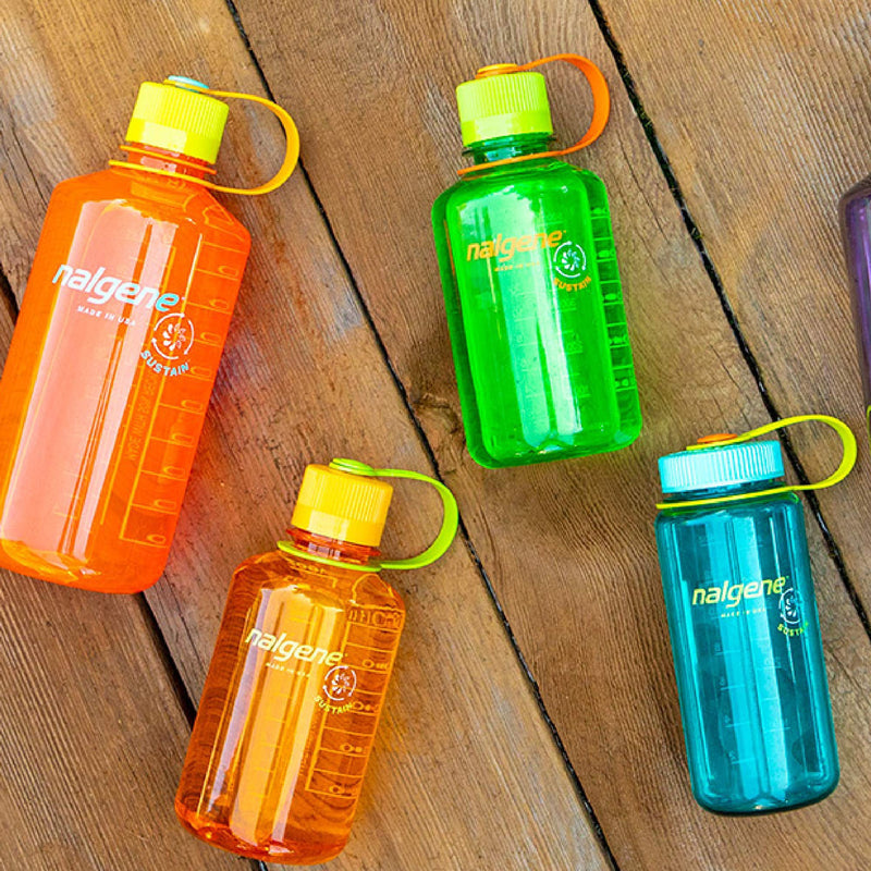 [Australia - AusPower] - Nalgene Tritan Narrow Mouth BPA-Free Water Bottle, 32 oz Clear 